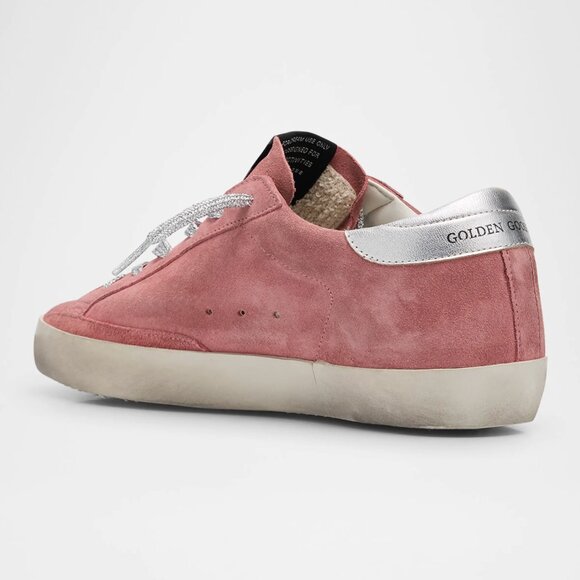 Golden Goose Super-Star Mixed Leather Low-Top Sneakers - Size IT 39 / 9 - Picture 5 of 17